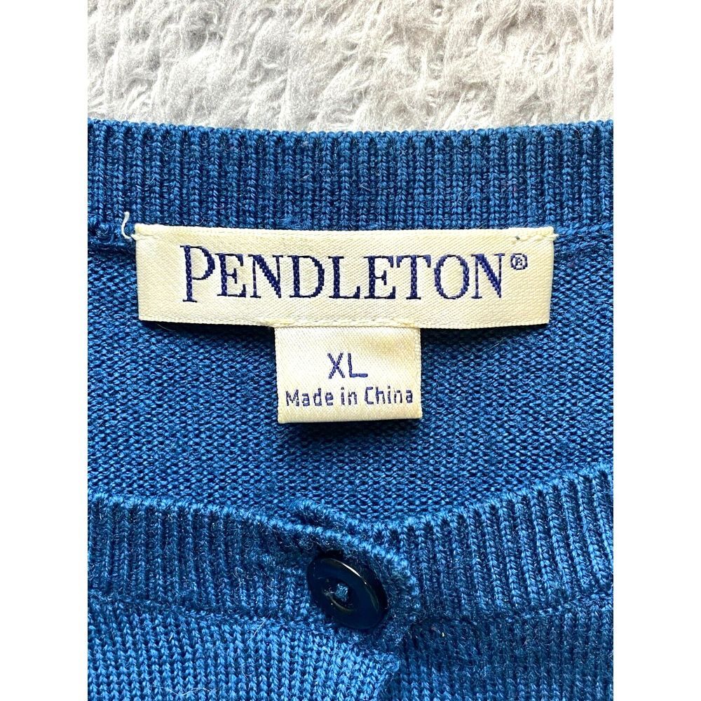 Pendleton Sweater Womens Extra Large Turquoise Bl… - image 2